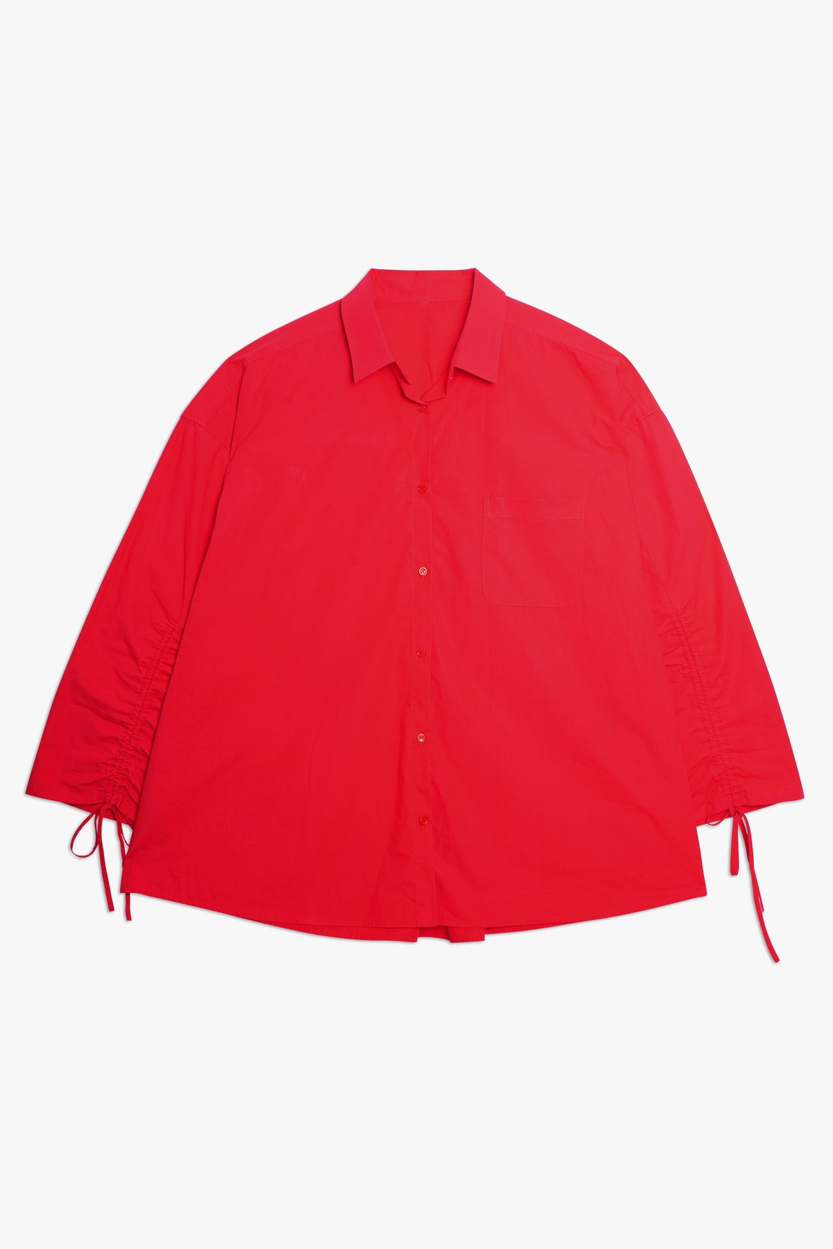 Red Poplin Shirt